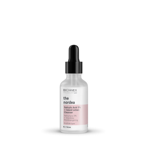 Bionnex The Norde Salicylic Acid 2% + Island Lichen Cleanser Valomasis veido serumas, 30ml