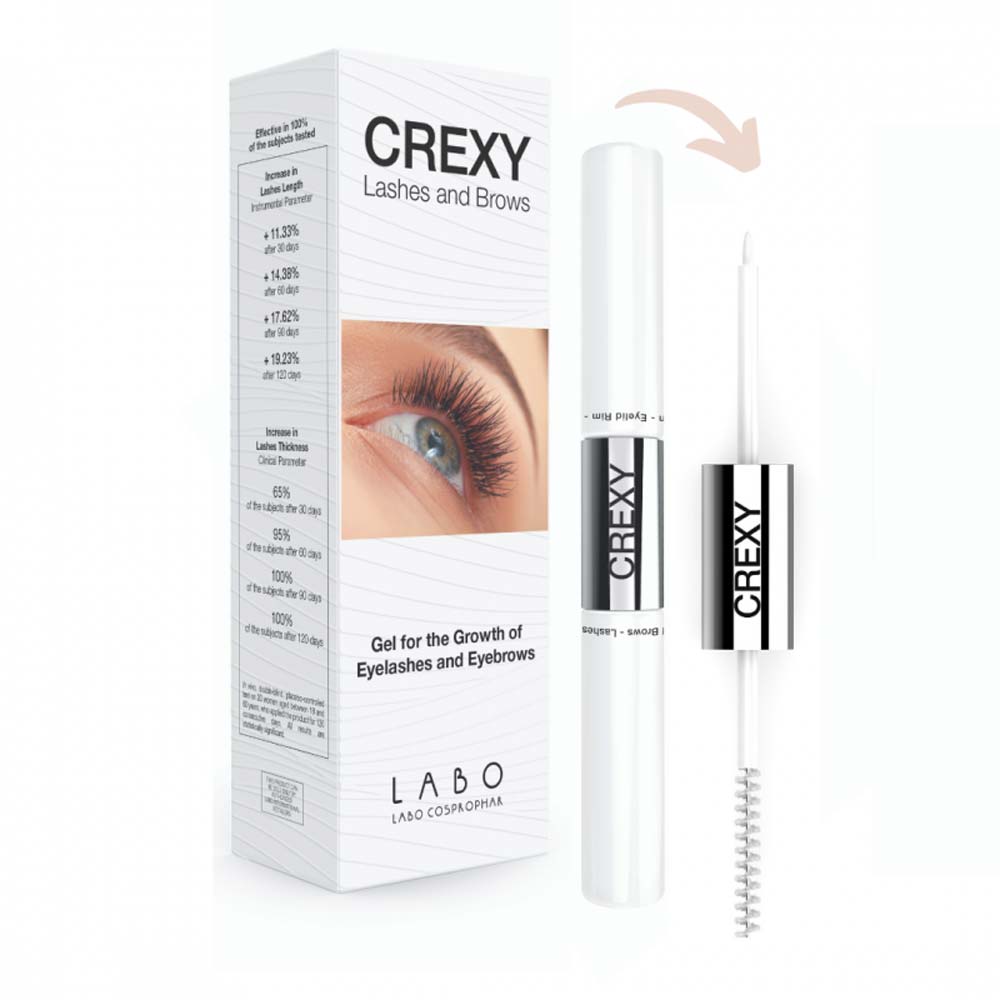 CREXY Lashes And Brows gelis blakstienų auginimui ir antakiai 8 ml