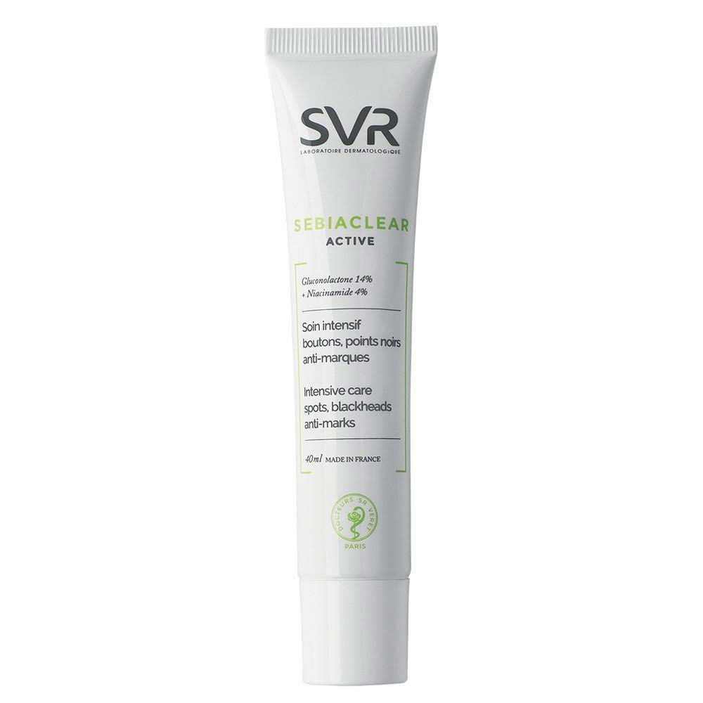 SVR Sebiaclear Active reiškia intensyvią priežiūrą defektams šalinti oda 40 ml