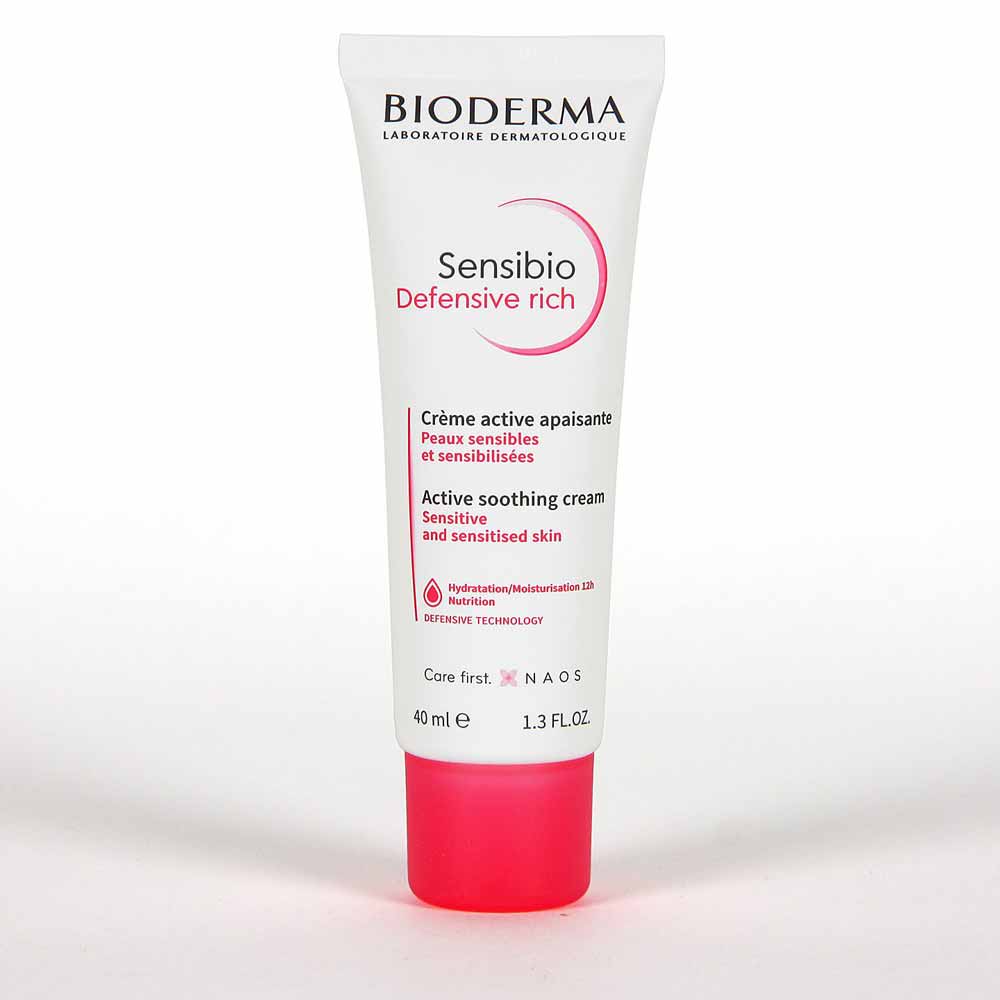 BIODERMA Sensibio Defensive rich aktyvus raminantis kremas 40 ml