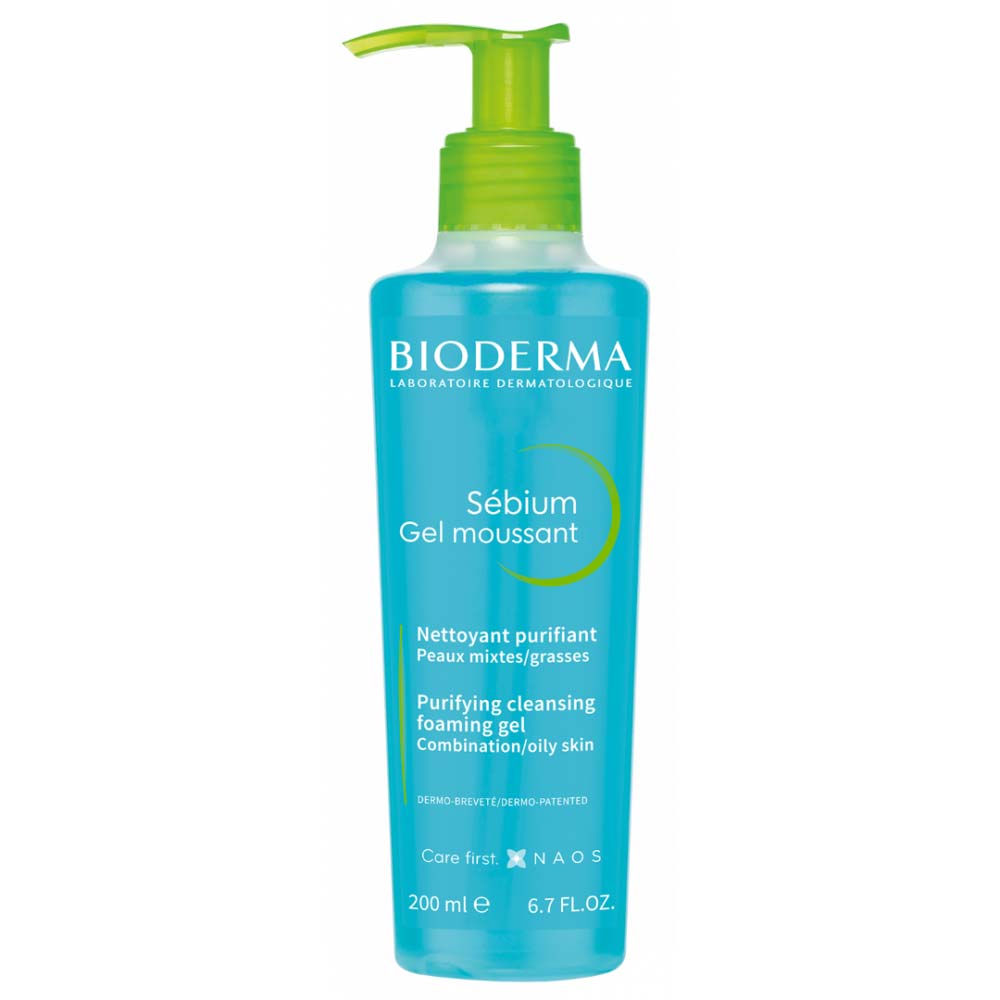 BIODERMA Sebium Gel moussant putojantis gelis 200 ml