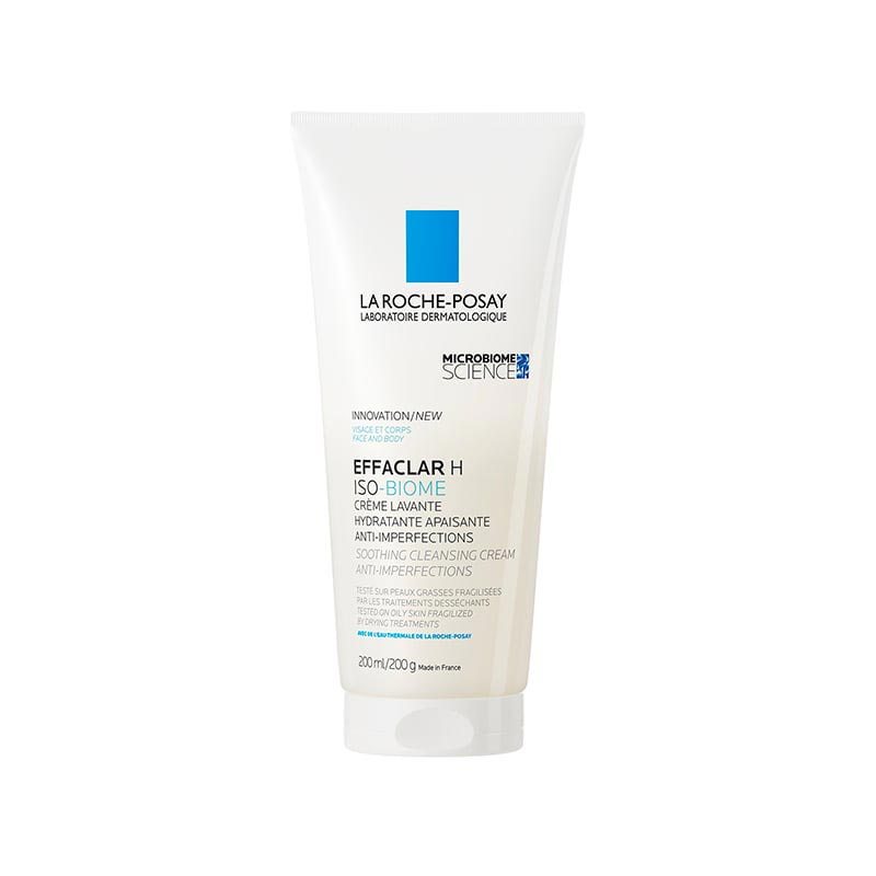 LA ROCHE-POSAY Effaclar H Iso-Biome valomasis kremas 200 ml