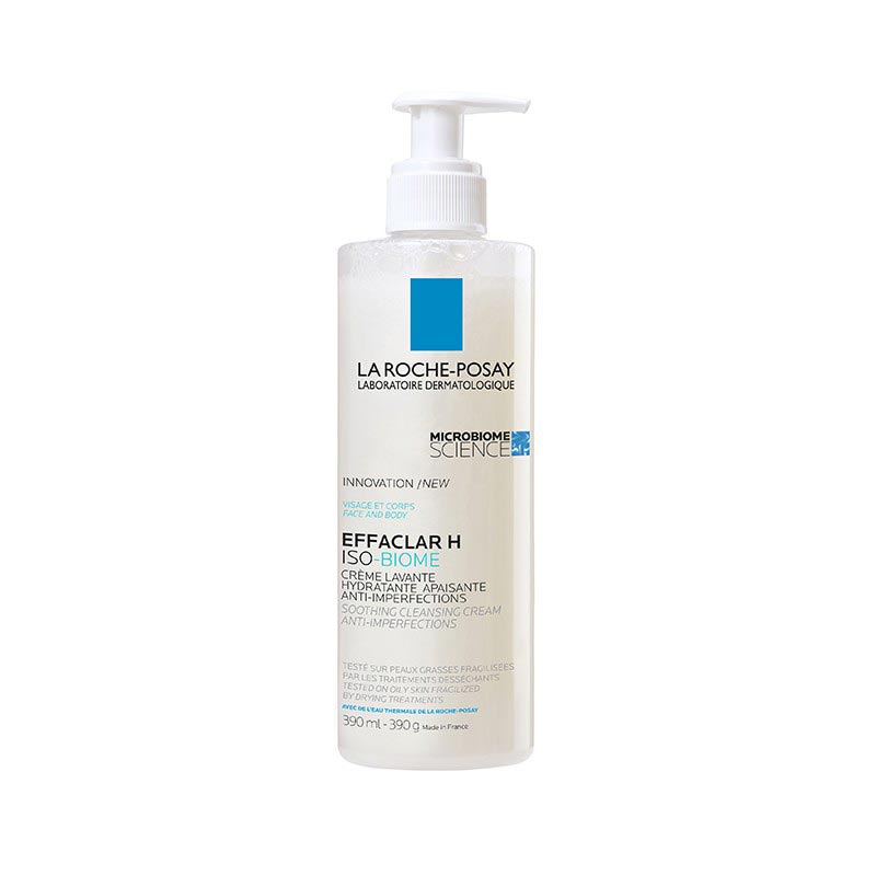 LA ROCHE-POSAY Effaclar H Iso-Biome valomasis kremas 390 ml