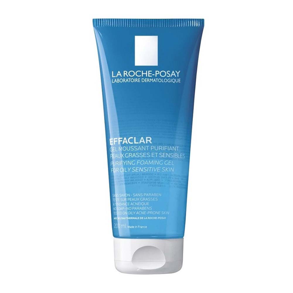 LA ROCHE-POSAY Effaclar Putojantis valomasis gelis riebi/jautri oda, su tendencija spuogų formavimuisi 200 ml