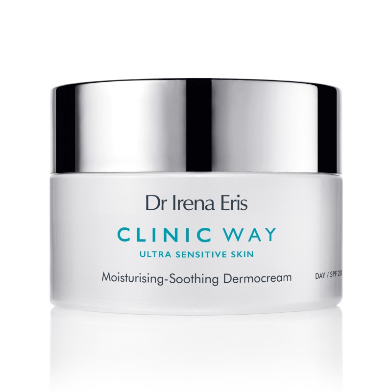 CLINIC WAY Moisturizing SPF20 drėkinamasis raminamasis dieninis kremas 50 ml