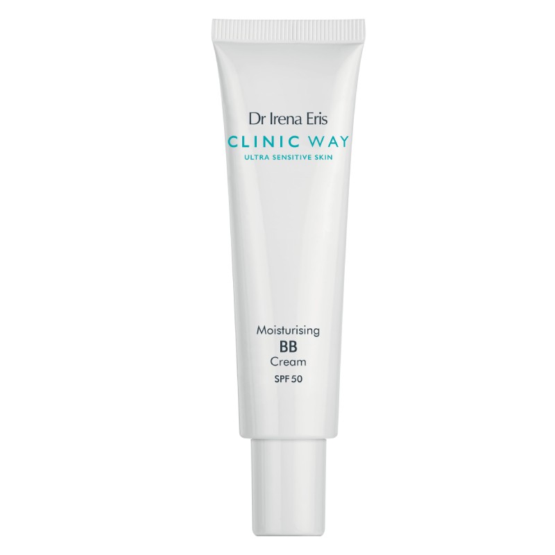 CLINIC WAY Drėkinamasis BB kremas SPF50 (10 šviesiai smėlio spalvos) 30 ml