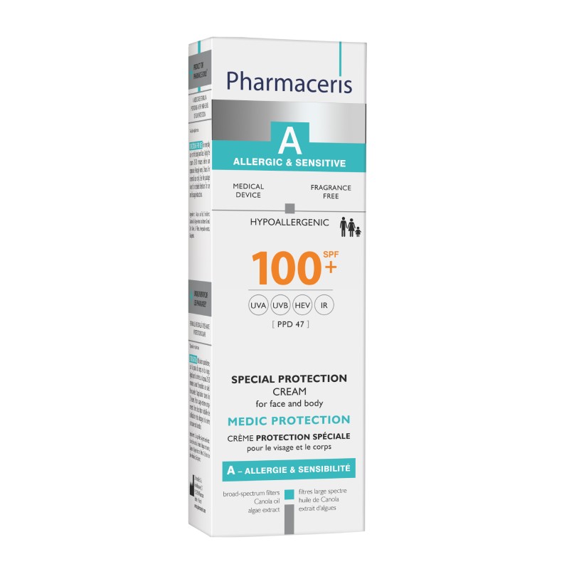 PHARMACERIS A Medic Protection SPF100+ veido ir kūno kremas 75 ml