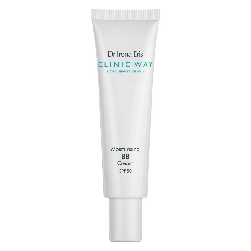 CLINIC WAY Drėkinamasis BB kremas SPF50 (20 vidutinio smėlio spalvos) 30 ml