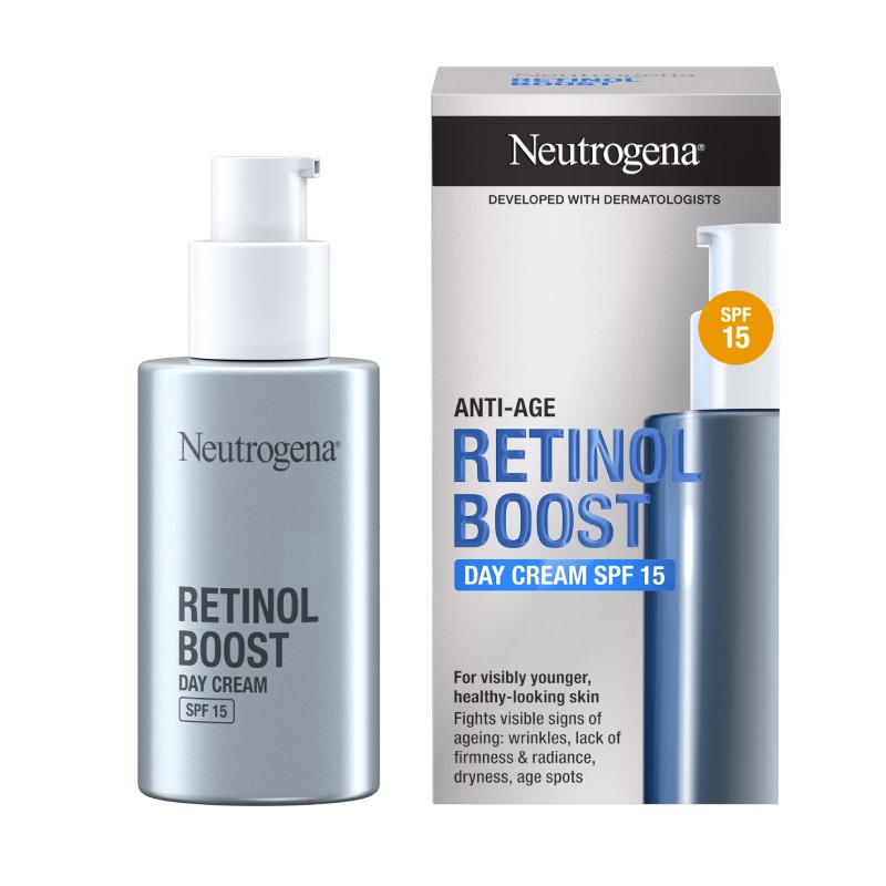 NEUTROGENA Anti-Age Retinol Boost SPF15 dieninis kremas 50 ml