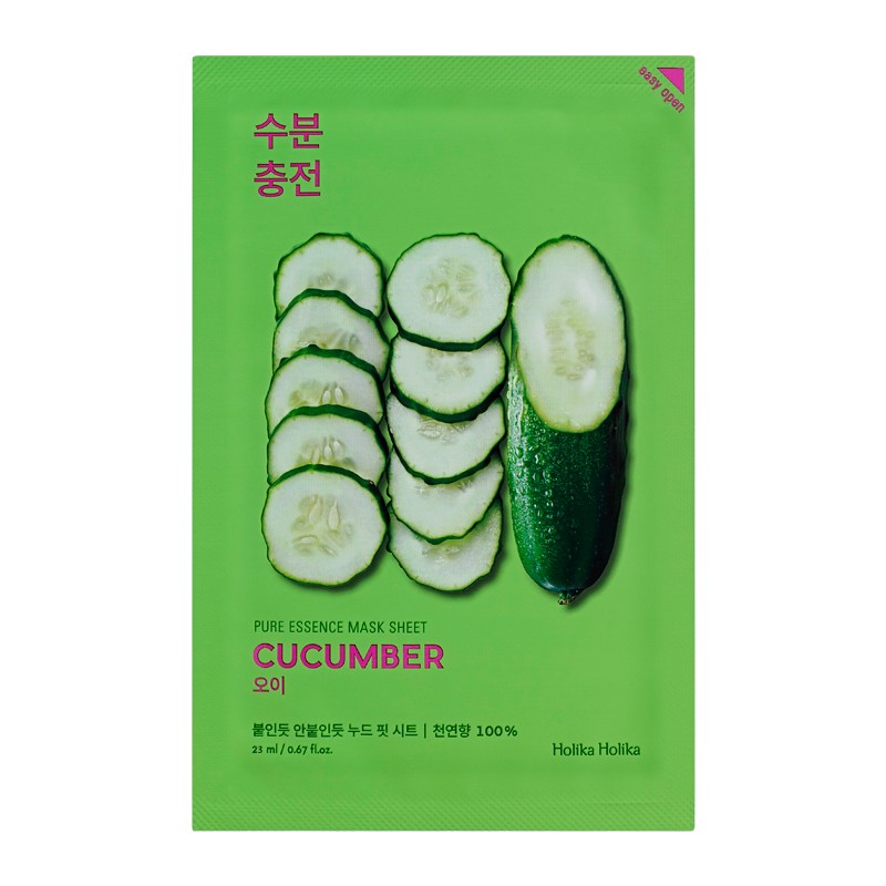 HOLIKA HOLIKA Pure Essence Cucumber veido kaukė 23 ml