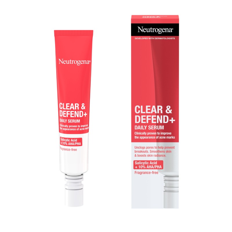 NEUTROGENA Clear & Defend+ veido serumas 30 ml