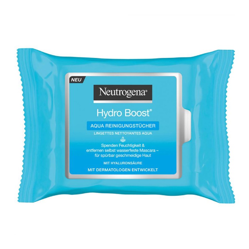 NEUTROGENA Hydro Boost Aqua drėkinančios veido servetėlės ​​N25