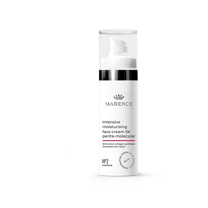 MARENCE Intensyviai drėkinantis veido kremas 5K pentamolekulinis 30 ml