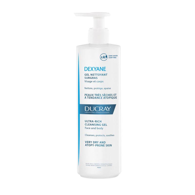 DUCRAY Dexyane Ultra-Rich valomasis gelis 400 ml