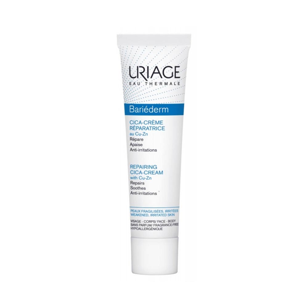 URIAGE Bariederm Cica Daily regeneruojantis kremas su Cu-Zn 40 ml