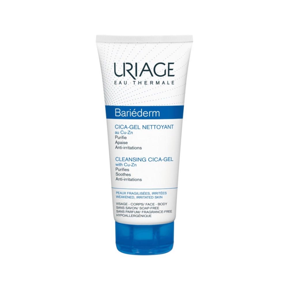 URIAGE Bariederm Cica valomasis gelis su Cu-Zn 200 ml