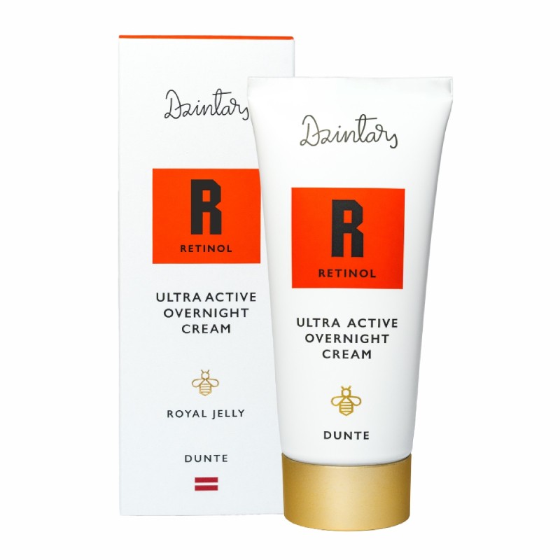 DZINTARS Dunte super aktyvus naktinis kremas su retinoliu 50 ml