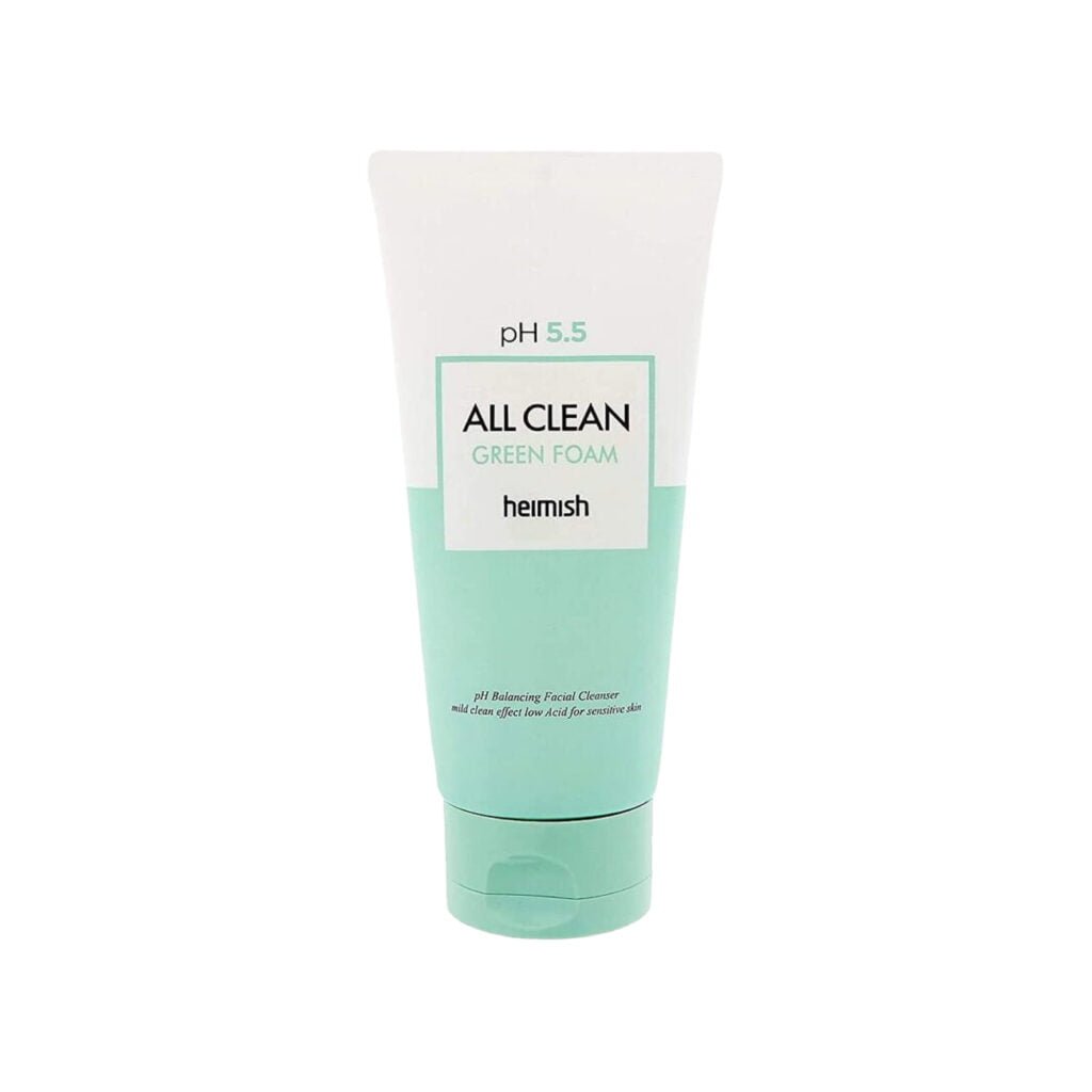 Heimish All Clean Green Foam pH 5.5 - Švelniai Putojantis Veido Prausiklis