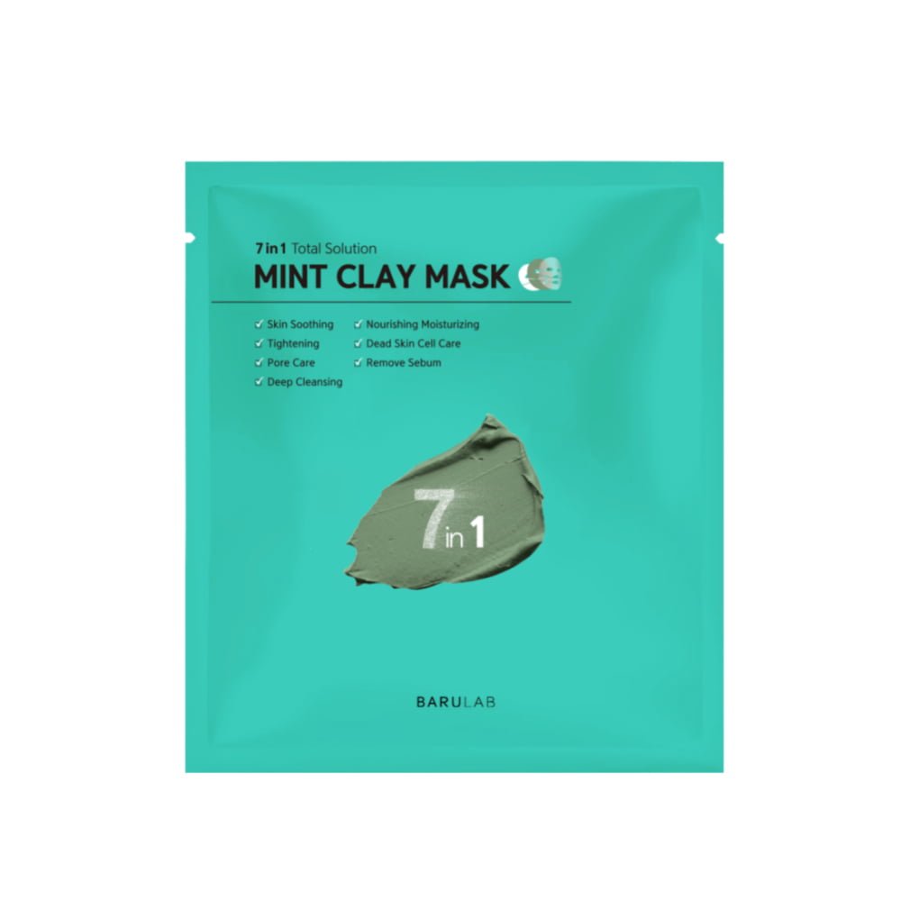 Barulab 7 In One Solution Mint Clay Mask - Baltojo Molio Kaukė