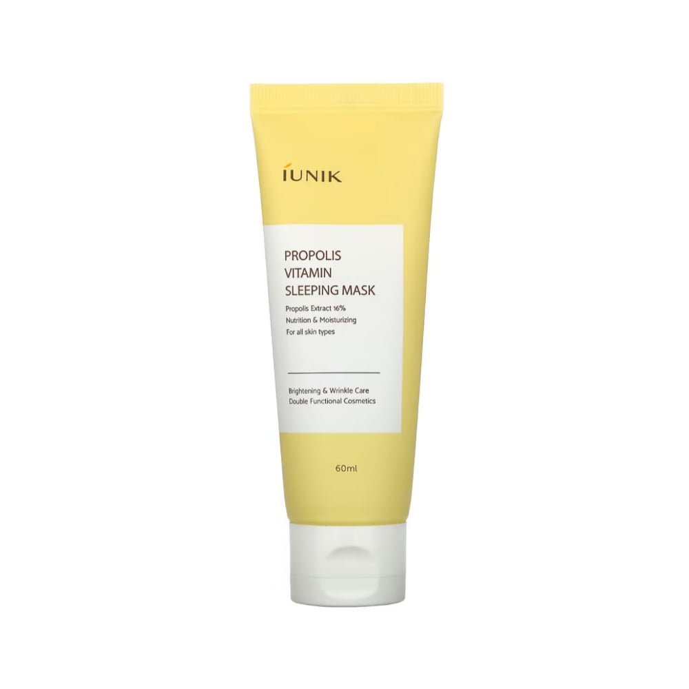 iUNIK Propolis Vitamin Sleeping Mask - Naktinė Veido Kaukė Su Propoliu