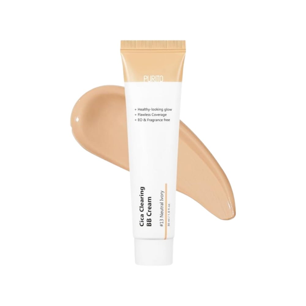 Purito Cica Clearing BB Cream 13 Neutral Ivory - Veido Kremas Su Atspalviu