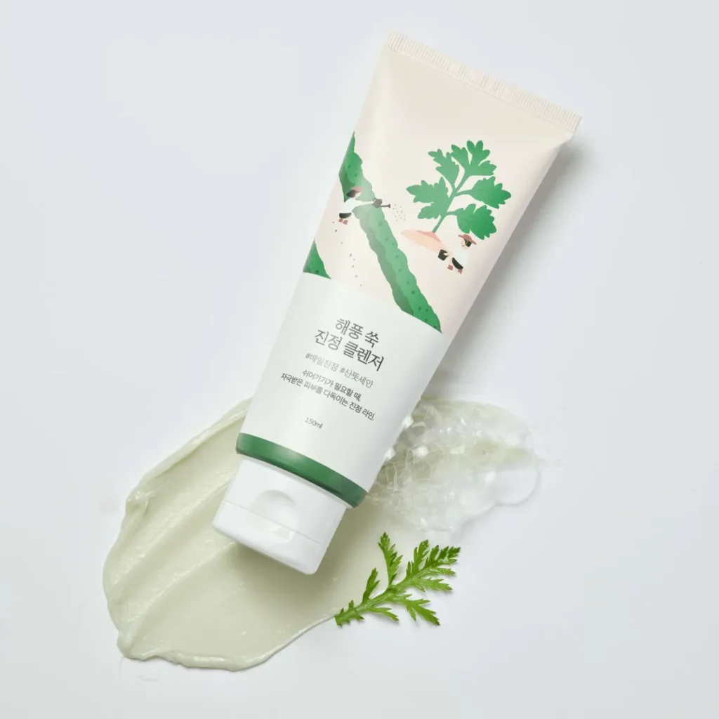 Round Lab Mugwort Calming Cleanser – ramunėlių raminamasis prausiklis