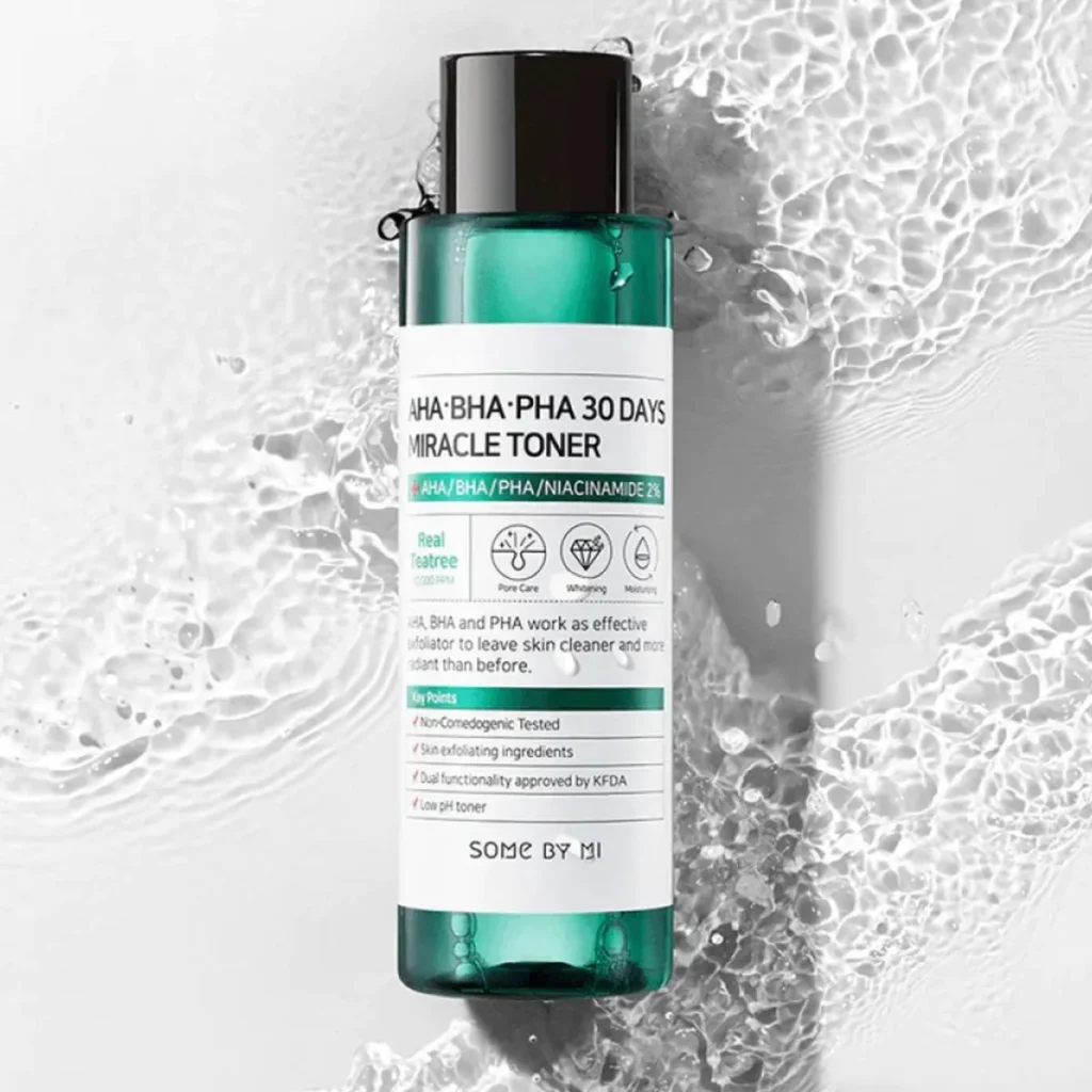 Some By Mi AHA BHA PHA 30 Days Miracle Toner – tonikas su rūgštimis lygesnei ir skaistesnei odai