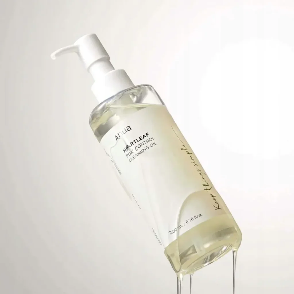 Anua Heartleaf Pore Control Cleansing Oil – švelnus aliejinis veido valiklis