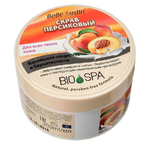 Odos šveitiklis su persikų ekstraktu BELLE JARDIN SPA NATURELLE, 200 ml