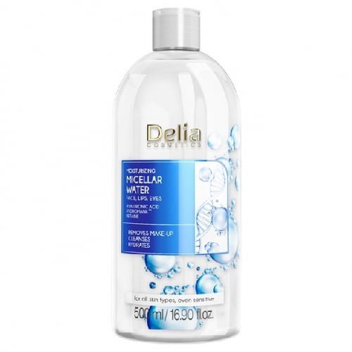 Micelinis veido ir akių vanduo DELIA COSMETICS, 500 ml