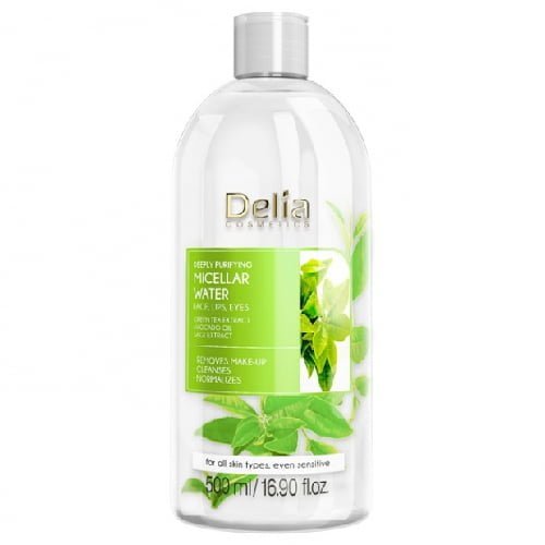 Micelinis veido ir akių vanduo DELIA COSMETICS, 500 ml