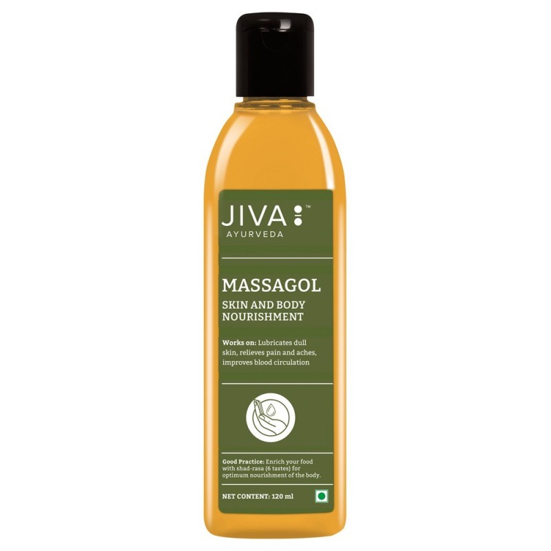 Masažinis kūno aliejus Jiva Ayurveda Massagol 120ml