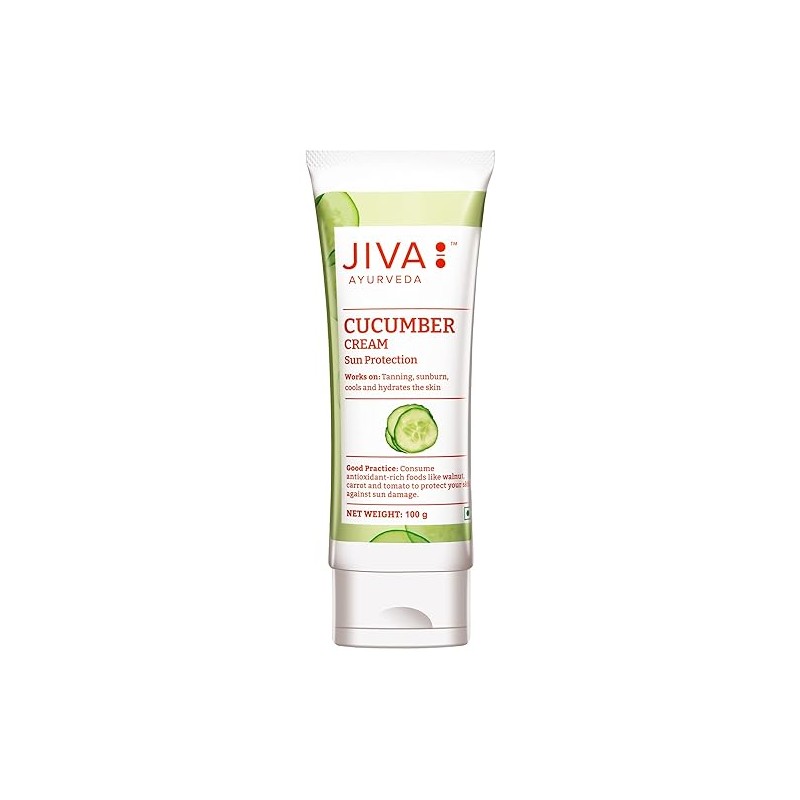 Veido kremas SPF30 Cucumber Jiva Ayurveda 100g