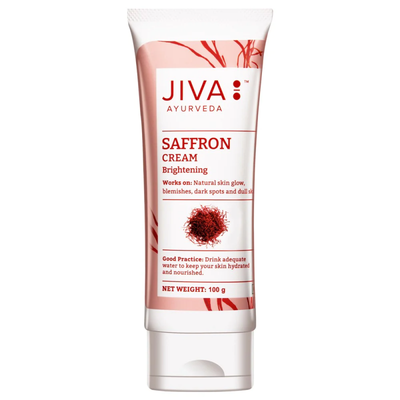 Šviesinantis veido kremas su šafranu Jiva Ayurveda Saffron 100g