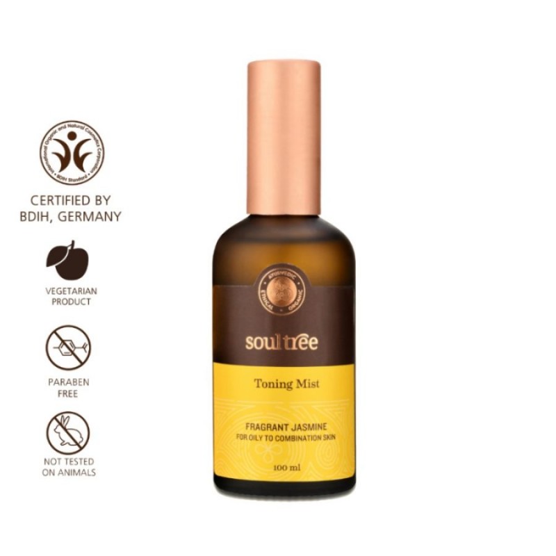 Tonizuojanti dulksna Kvapnus jazminas SoulTree Toning mist 100ml