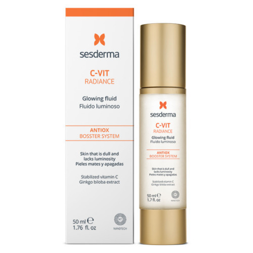 Sesderma C-Vit Radiance Glowing Facial Fluid Švytėjimo suteikiantis fluidas, 50ml