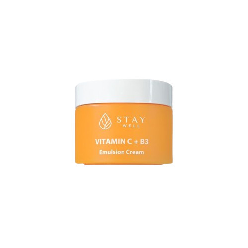 STAY WELL Vitamin C+B3 Emulsion Cream Drėkinamoji emulsija vedui, 50ml