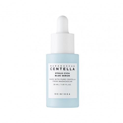 SKIN1004 Madagascar Centella Hyalu-Cica Blue Serum Veido serumas su hialuronu ir centele, 30ml