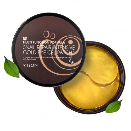 Mizon Snail Repair Intensive Gold Eye Gel Patch Hidrogelio paakių pagalvėlės, 60 vnt.