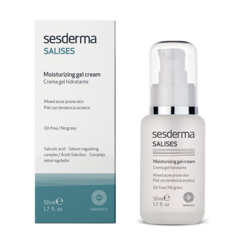 Sesderma Salises Moisturizing Gel Cream Drėkinamasis gelinis kremas, 50ml