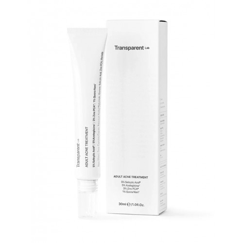 Transparent Lab Adult Acne Treatment Naktinė priemonė aknei, 30ml