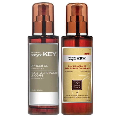 Saryna Key Set 2 Oils Damage Repair Body Oil & Hair Oil Plaukų ir kūno priežiūros priemonių rinkinys, Rinkinys