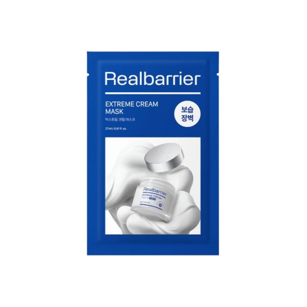 Real Barrier Extreme Cream Mask - Intensyviai Drėkinanti Lakštinė Veido Kaukė