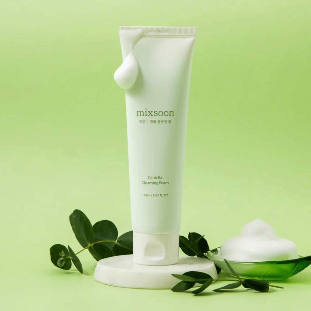 MIXSOON Centella Cleansing Foam – švelnus prausiklis su centele