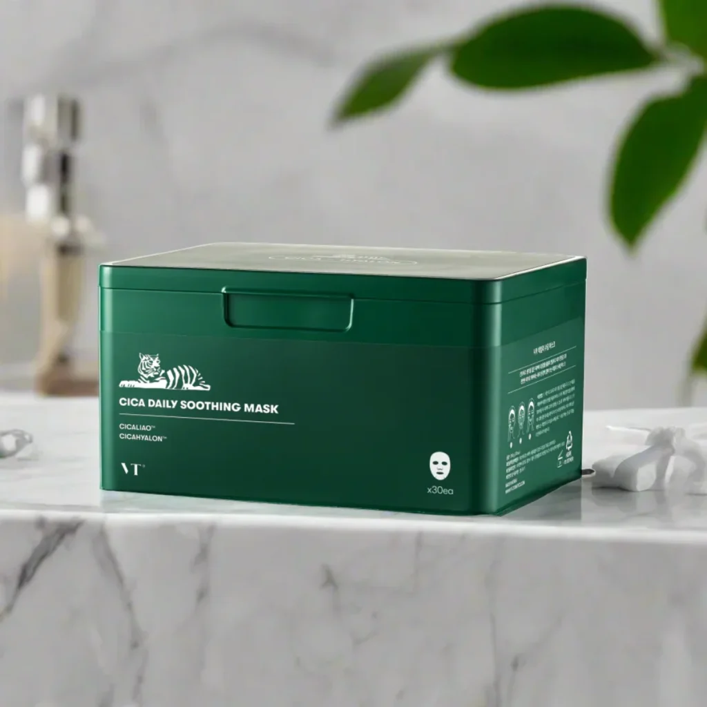 VT COSMETICS CICA Daily Soothing Mask – kasdienė raminamoji kaukė
