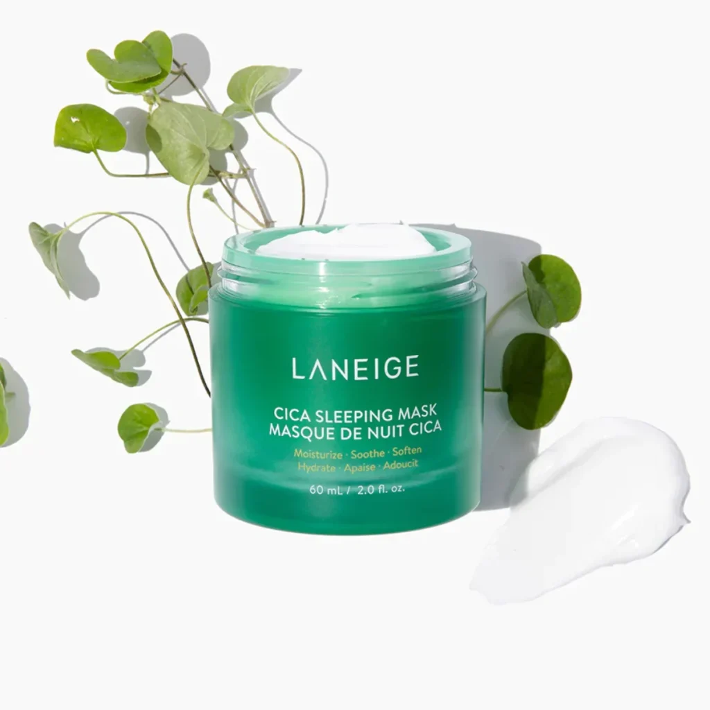 LANEIGE Cica Sleeping Mask – raminanti naktinė kaukė