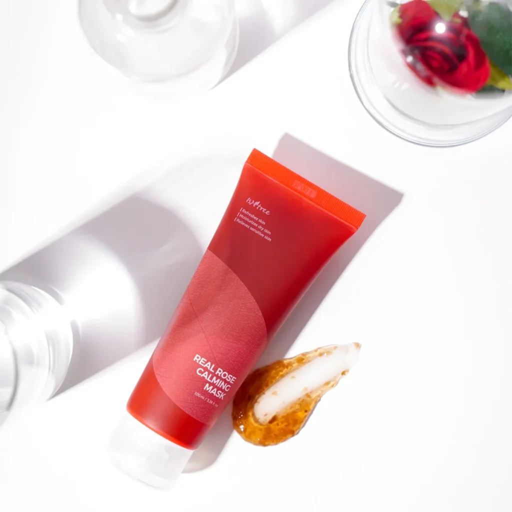 ISNTREE Real Rose Calming Mask – raminanti rožių kaukė