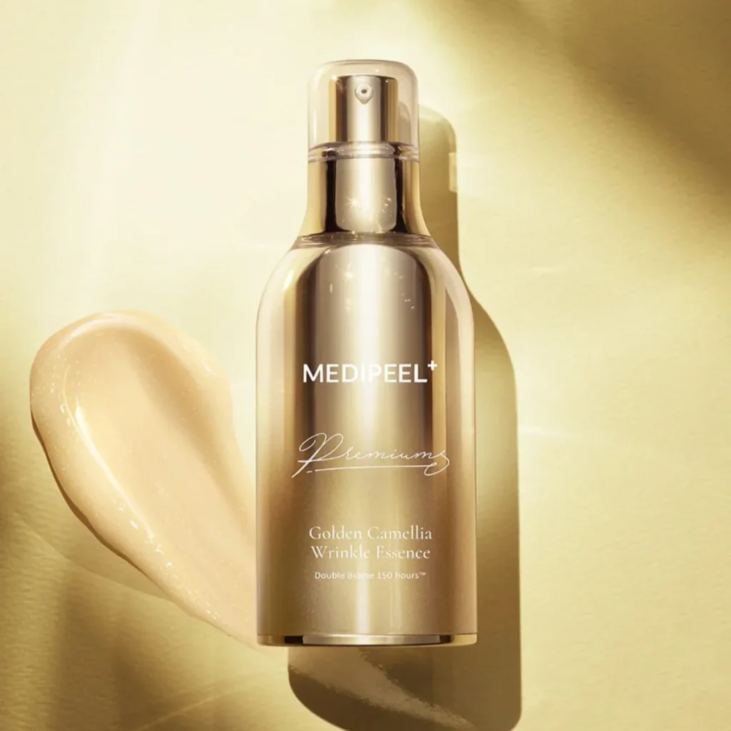 MEDI-PEEL Premium Golden Camellia Wrinkle Essence – prabangi raukšlių mažinimo esencija