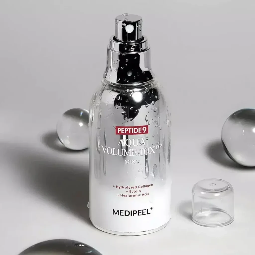 MEDI-PEEL Peptide 9 Aqua Volume Tox Mist Pro – drėkinantis peptidų veido purškiklis