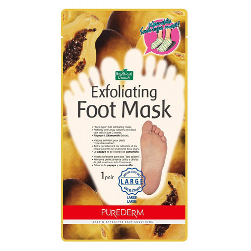 Purederm Exfoliating Foot Mask Šveičiamoji pėdų kaukė-kojinės, Didelis